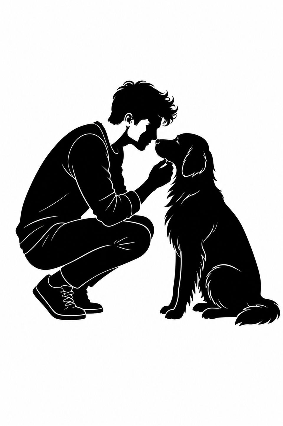 Nez à nez avec le chien