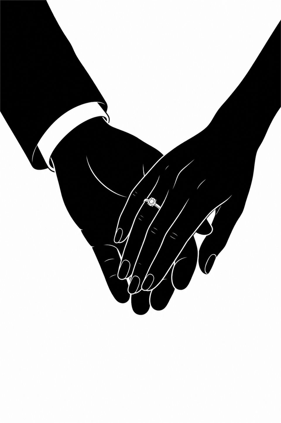 Détail des mains